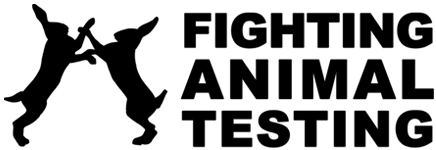 Fighting animal testing, el logo de LUSH contra el testado en animales en nuestra actualización cruelty free